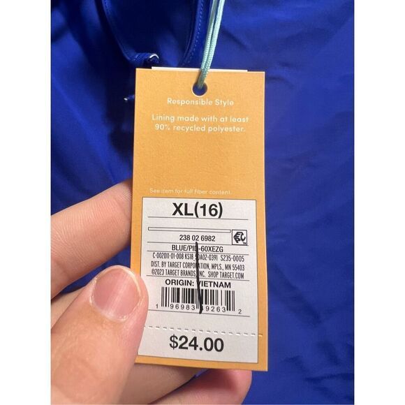 Kona Sol Blue High Coverage Swim Shorts Woman’s Size XL NEW - Picture 6 of 10